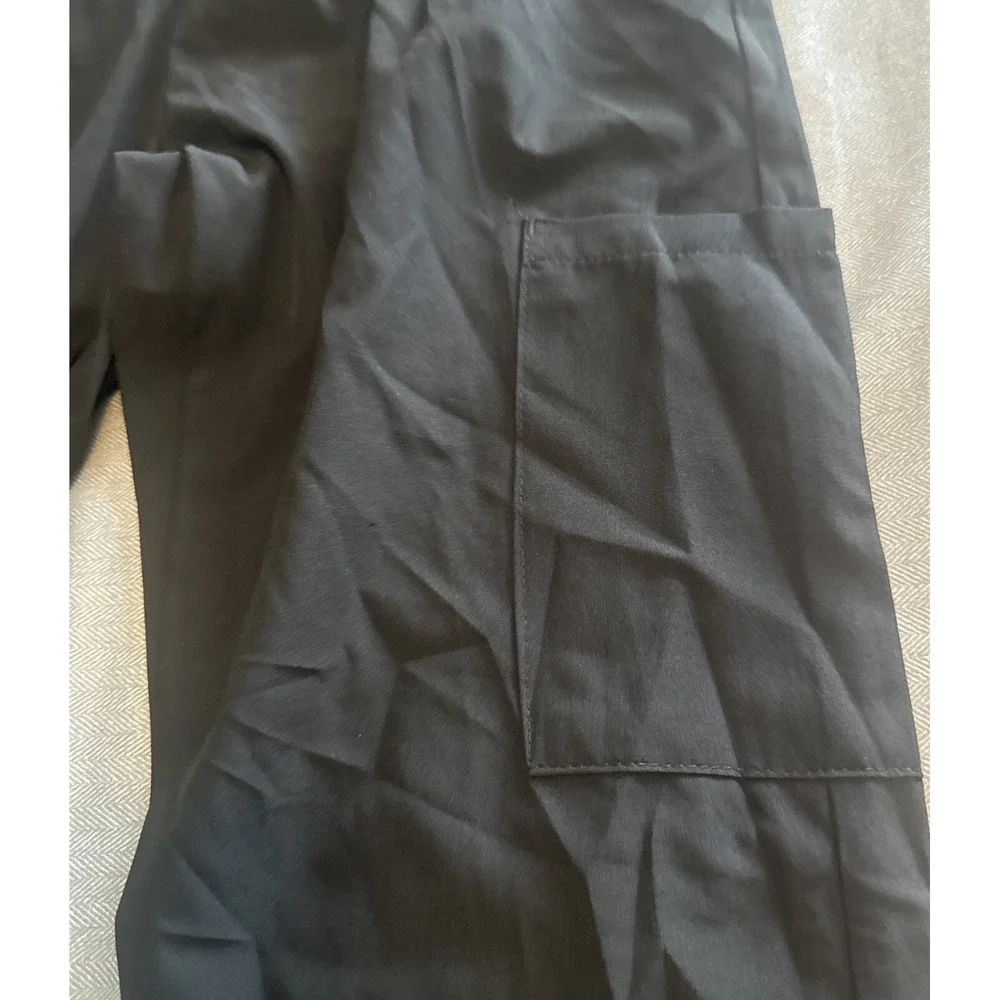 Women's GT Performance BLACK Jogger Yoga Waist Scrub Pant Pockets Sz Small NWT